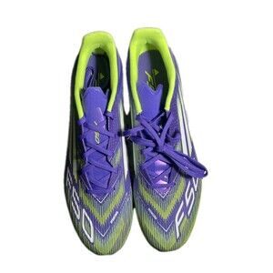 Adidas F50 LEAGUE Men's Soccer Cleats Purple Lemon JI003 MSRP  NEW Size 12